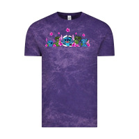 Cloud Purple stitches Vintage Tee - AdoDesignShop
