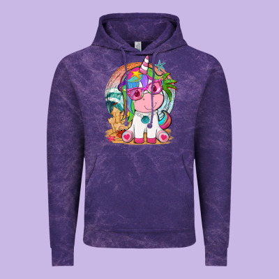 Summer Unicorn Tbw Vintage Hoodie Designed By Texasbilliewilder