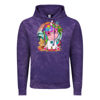 Cloud Purple summer unicorn tbw Vintage Hoodie - texasbilliewilder