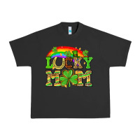 Pigment Black One lucky mom St. Patricks Day Urban Heavy Tee - Neo Western