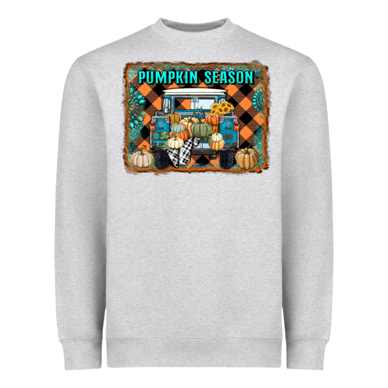 Pumpkin Season Truck Heavyweight Sweatshirt by RanaPortraitStore | Teevron