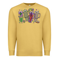 Antique Gold mardi gras coffee Premium Sweatshirt - MaliasSmallBusiness
