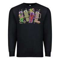 Black mardi gras coffee Premium Sweatshirt - MaliasSmallBusiness