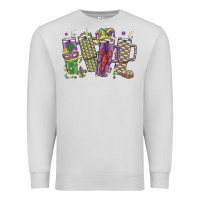 Dove Grey mardi gras coffee Premium Sweatshirt - MaliasSmallBusiness