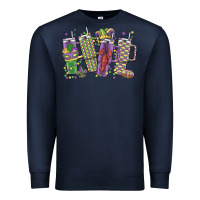 Navy mardi gras coffee Premium Sweatshirt - MaliasSmallBusiness