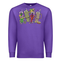 Purple mardi gras coffee Premium Sweatshirt - MaliasSmallBusiness