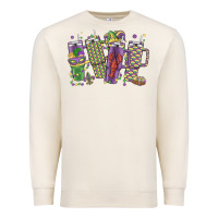 Sandshell mardi gras coffee Premium Sweatshirt - MaliasSmallBusiness
