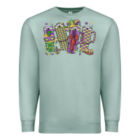 Seafoam mardi gras coffee Premium Sweatshirt - MaliasSmallBusiness