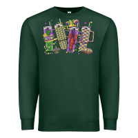 Sports Green mardi gras coffee Premium Sweatshirt - MaliasSmallBusiness