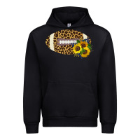 Black Leopard Print Footbal Urban Hoodie - Bettercallsaul
