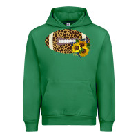 Emerald Leopard Print Footbal Urban Hoodie - Bettercallsaul