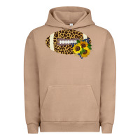 Pigment Burro Leopard Print Footbal Urban Hoodie - Bettercallsaul