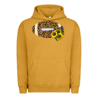 Pigment Peanut Butter Leopard Print Footbal Urban Hoodie - Bettercallsaul