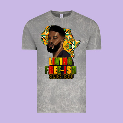 Juneteenth Living Freeish Since 1865 Vintage Tee Designed By Hra Design Shop