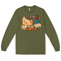 Army Green local egg dealer Long Sleeve Tee - Artiststas