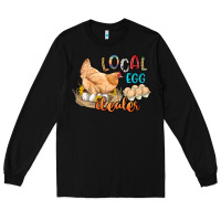 Black local egg dealer Long Sleeve Tee - Artiststas