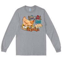 Heather Grey local egg dealer Long Sleeve Tee - Artiststas
