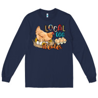 Navy local egg dealer Long Sleeve Tee - Artiststas