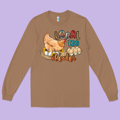 Local Egg Dealer Long Sleeve Tee Designed By Artiststas