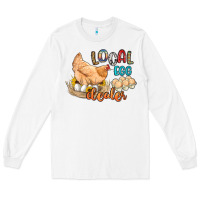 White local egg dealer Long Sleeve Tee - Artiststas