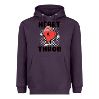 Plum heart throb Heavyweight Hoodie - MaliasSmallBusiness