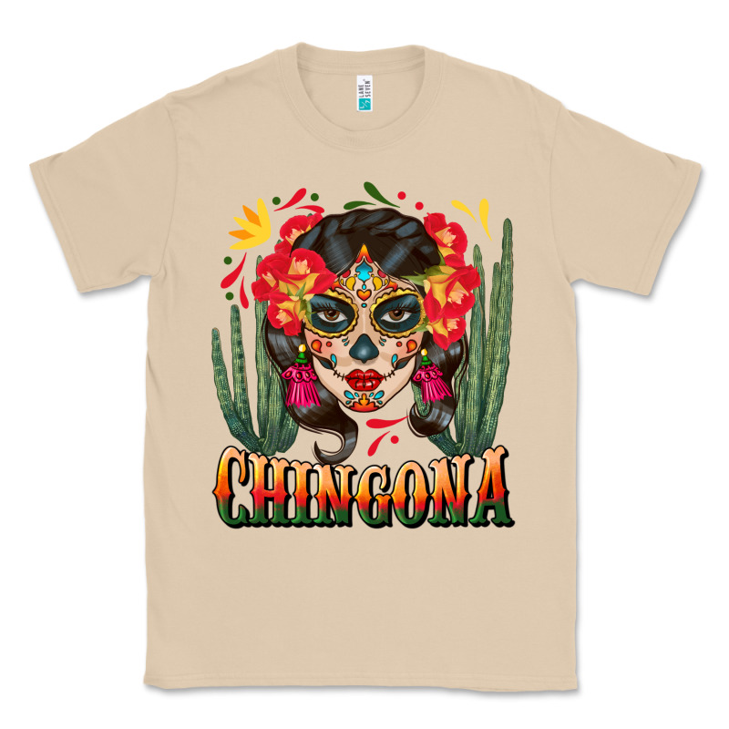 Chingona Sugar Skull Classic Tee by BundleAndBundleShop | Teevron