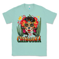 Seafoam chingona sugar skull Classic Tee - BundleAndBundleShop