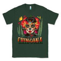 Sports Green chingona sugar skull Classic Tee - BundleAndBundleShop