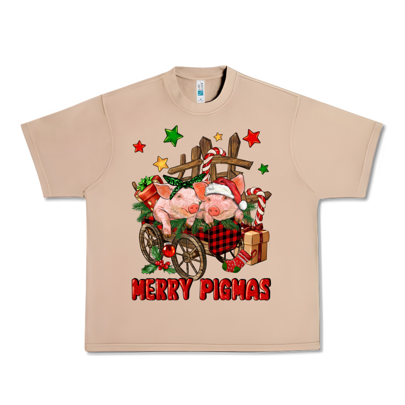 Merry Pig Mas Urban Heavy Tee by FaDigitalArtStudio | Teevron