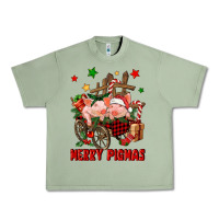Oil Green merry pig mas Urban Heavy Tee - FaDigitalArtStudio