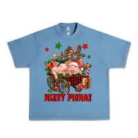 Pebble Blue merry pig mas Urban Heavy Tee - FaDigitalArtStudio