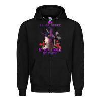 Black my broom broke Zipper Hoodie - AdoDesignShop