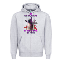 Heather Grey my broom broke Zipper Hoodie - AdoDesignShop