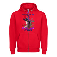Red my broom broke Zipper Hoodie - AdoDesignShop