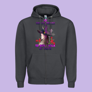 My Broom Broke Zipper Hoodie Designed By Adodesignshop