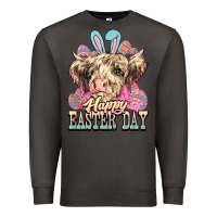 Smoke Easter Day Cow Premium Sweatshirt - NancyCooperArtShop