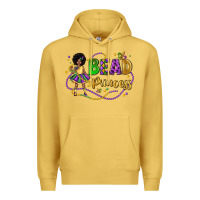 Antique Gold bead princess mardi gras Premium Hoodie - LillyAllenDesigns