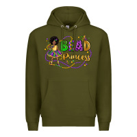 Army Green bead princess mardi gras Premium Hoodie - LillyAllenDesigns
