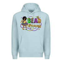 Blue Mist bead princess mardi gras Premium Hoodie - LillyAllenDesigns