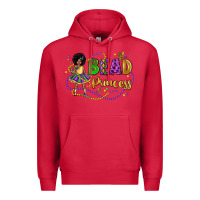 Cardinal bead princess mardi gras Premium Hoodie - LillyAllenDesigns