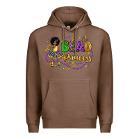 Chestnut bead princess mardi gras Premium Hoodie - LillyAllenDesigns