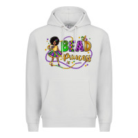 Dove Grey bead princess mardi gras Premium Hoodie - LillyAllenDesigns
