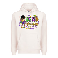 Pale Pink bead princess mardi gras Premium Hoodie - LillyAllenDesigns