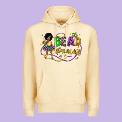 Bead Princess Mardi Gras Premium Hoodie Designed By Lillyallendesigns