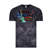 Cloud Black Merica Merica Merica vibes 4th of july Vintage Tee - CowGirlArtShop