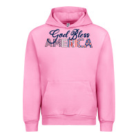 Fuchsia Pink God Bless America Urban Hoodie - Bettercallsaul
