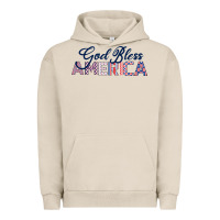 Pigment French Oak God Bless America Urban Hoodie - Bettercallsaul
