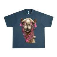 Midnight Navy camel Urban Heavy Tee - BarkalooDesign
