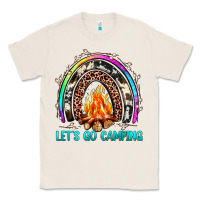 Natural let's go camping rainbow Classic Tee - JahusDesignShop