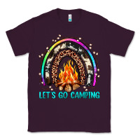 Plum let's go camping rainbow Classic Tee - JahusDesignShop
